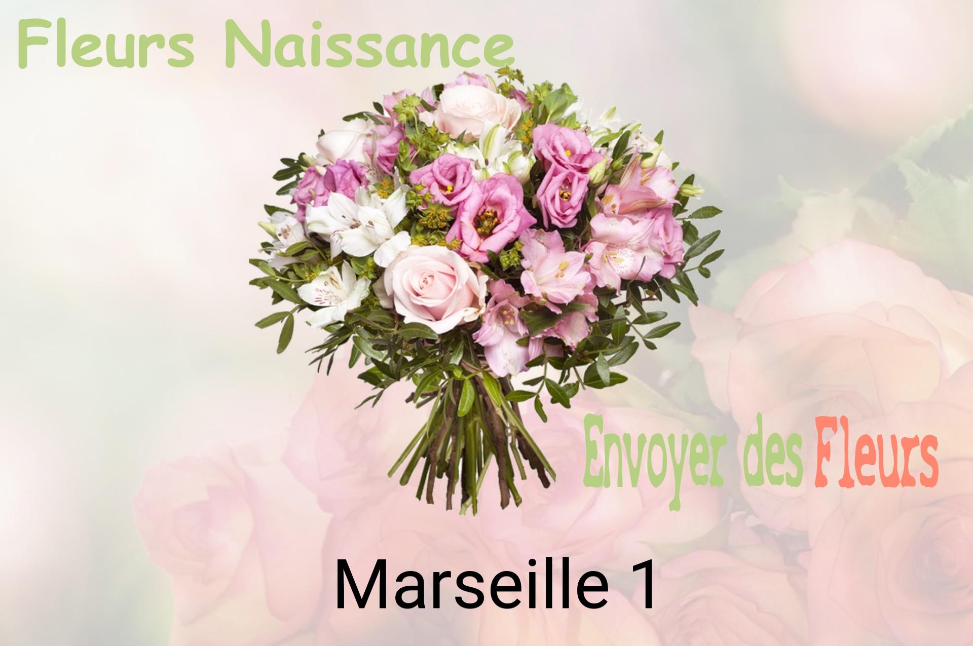 Bouquet de fleurs de naissance livré à Marseille-1