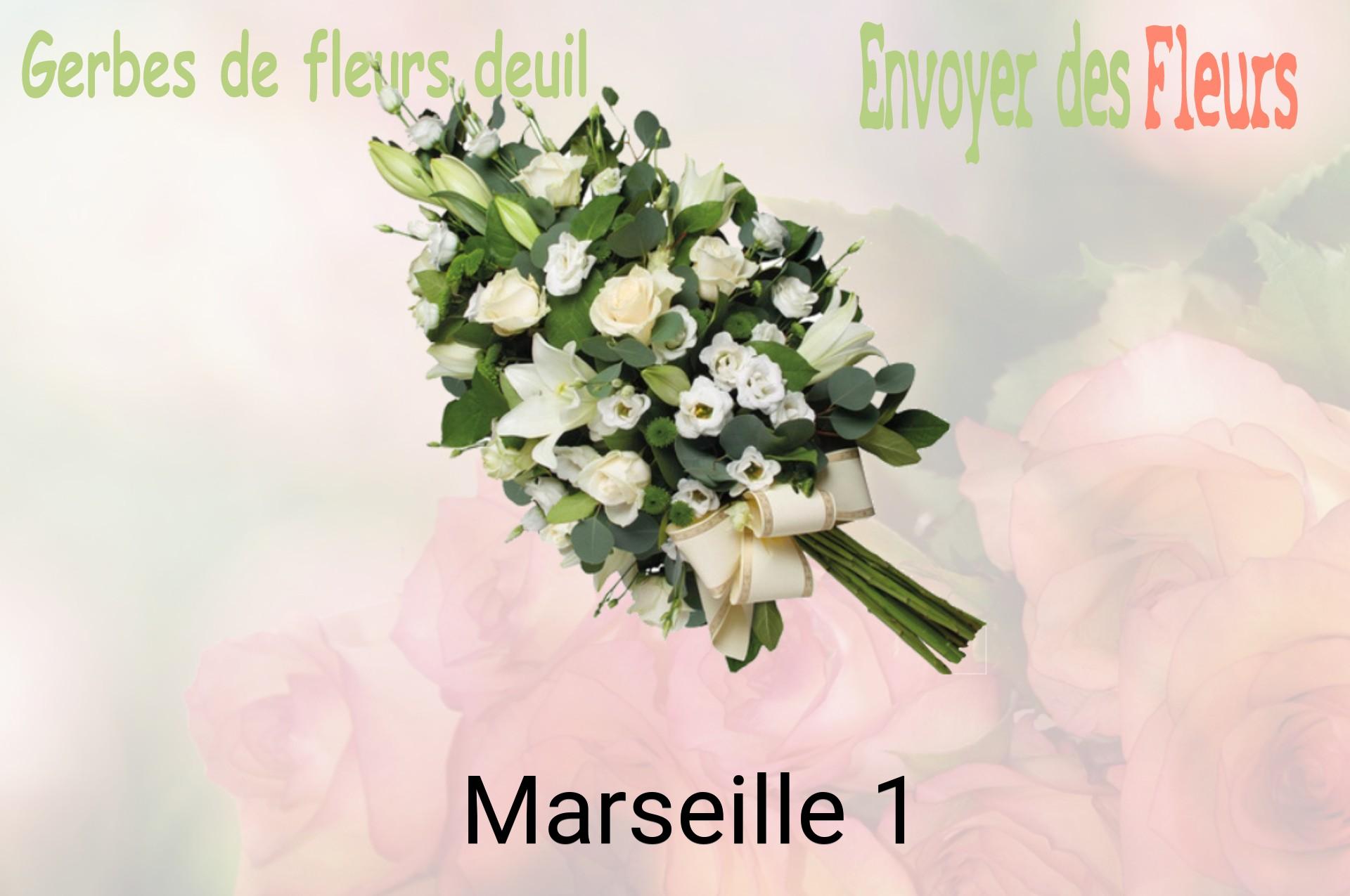 Gerbe de fleurs de deuil livrée à Marseille-1